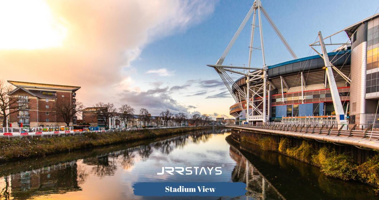 Cardiff Stylish 2 Bedroom Sleeps 6 Wi-Fi - Jrr Stays Bagian luar foto