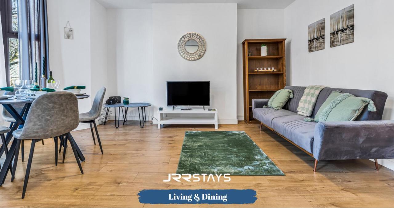 Cardiff Stylish 2 Bedroom Sleeps 6 Wi-Fi - Jrr Stays Bagian luar foto